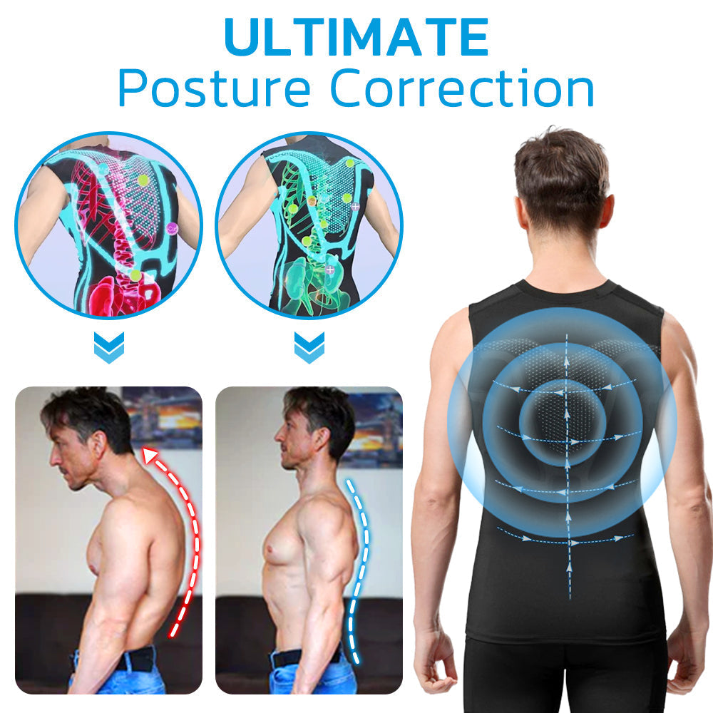 GFOUK™ MENIONIC Tourmaline PostureTCorrector Vest