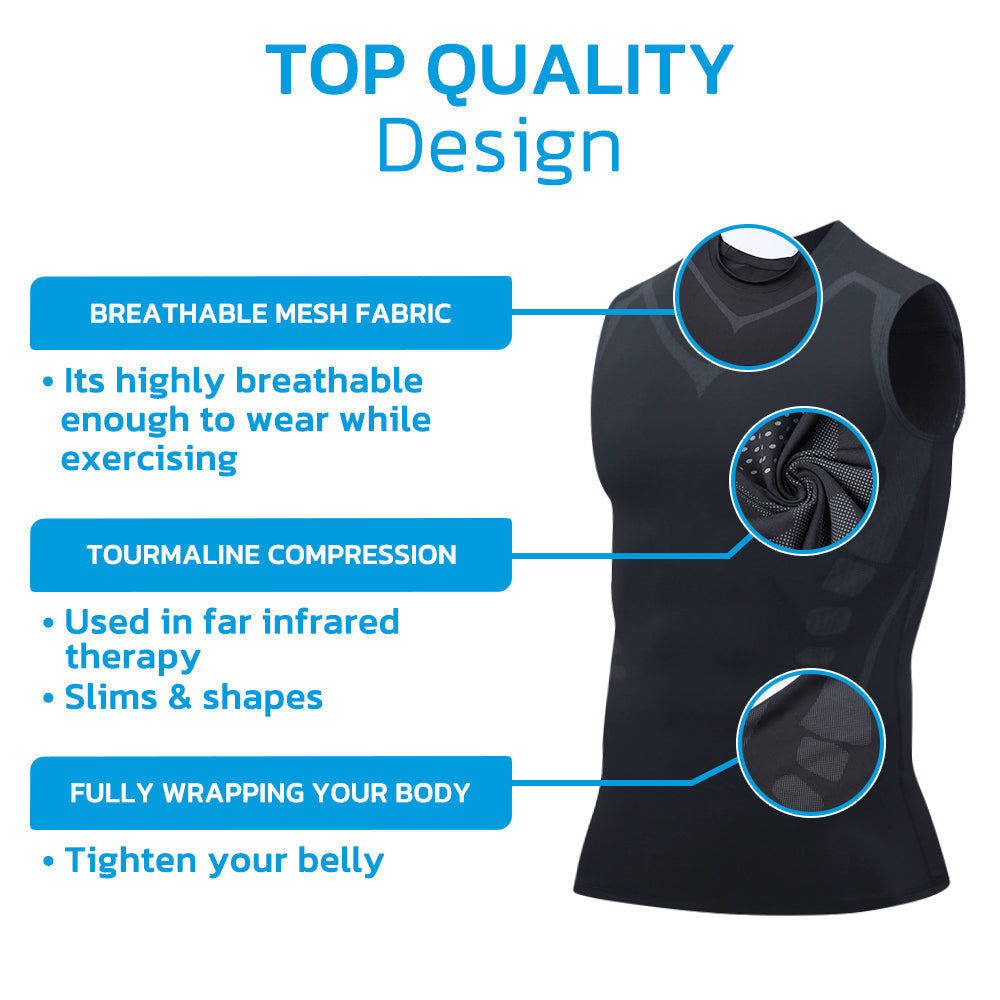 GFOUK™ MENIONIC Tourmaline PostureTCorrector Vest