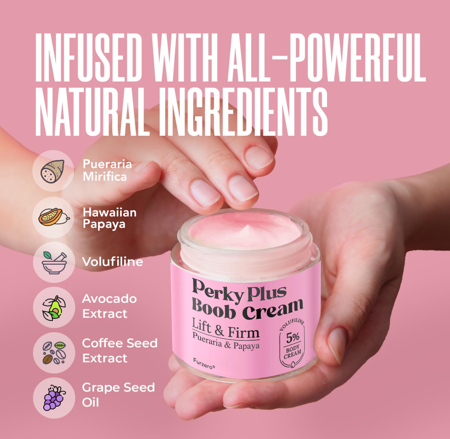 Furzero® Perky Plus Pueraria Papaya Body Cream
