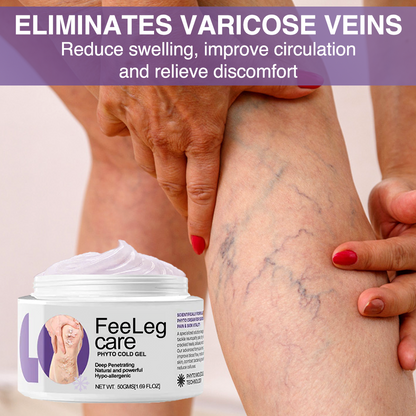 𝐎𝐮𝐫𝐥𝐲𝐚𝐫𝐝® 𝐅𝐞𝐞𝐋𝐞𝐠 𝐂𝐚𝐫𝐞 𝐏𝐡𝐲𝐭𝐨 𝐆𝐞𝐥 - Treat Varicose Veins, Swelling, Cramps, and Leg Pain