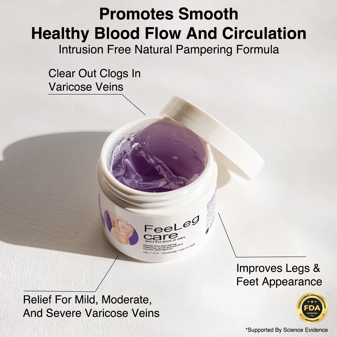 𝐎𝐮𝐫𝐥𝐲𝐚𝐫𝐝® 𝐅𝐞𝐞𝐋𝐞𝐠 𝐂𝐚𝐫𝐞 𝐏𝐡𝐲𝐭𝐨 𝐆𝐞𝐥 - Treat Varicose Veins, Swelling, Cramps, and Leg Pain