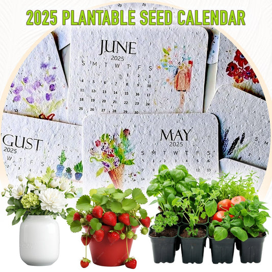 2025 Eco-Friendly Plantable Seed Calendar 🇺🇸 Cultivated and Shipped from USA