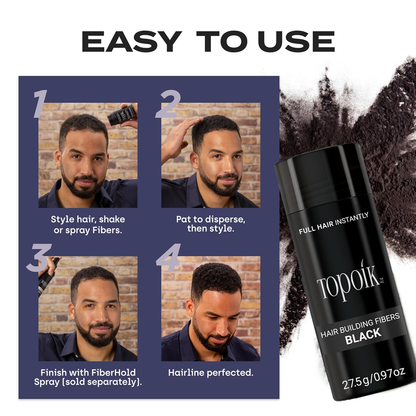 Final 3 Hours [ 70% OFF ]: Topoik Hair Building Fibers (9 Shades)