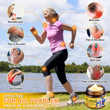 Bee Venom Instant Ultra Strength Pain Relief Therapy Cream🇺🇸