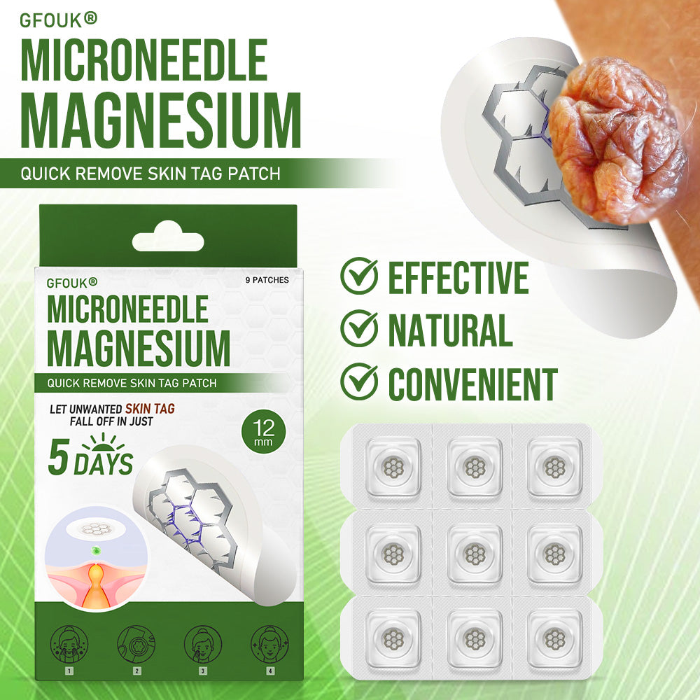 GFOUK® Magnesium MicroNeedle Quick Remove Skin Tag Patches
