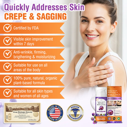FDA Official: Furzero® Queen Nectar Peptide + Bakuchiol Skin Restoration Cream - Anti-aging, Hydrating, Skin Firming & Lifting, Skin Repair, Even Tone, Acne and Dark Spot Treatment, Wart and Mole Removal, and Psoriasis Relief.