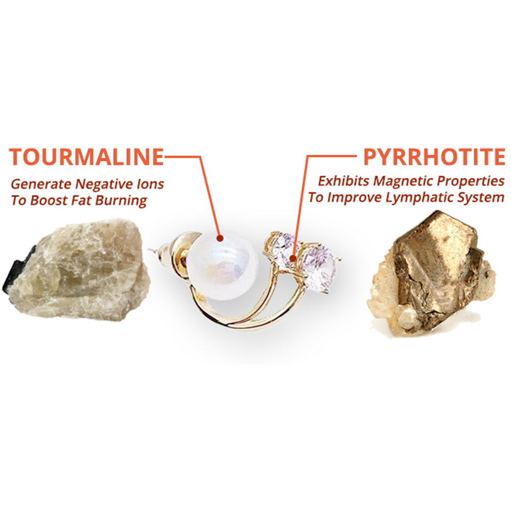 flysmus™ Lymphvity MagneTherapy Pyrrhotite Earrings