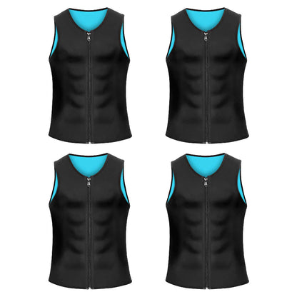 MANSON Gynecomastia Compress Zipper Vest