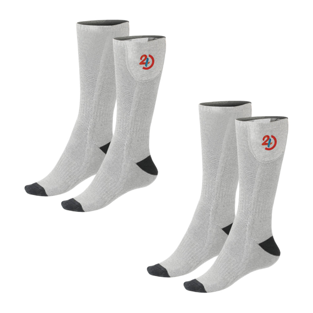 24H7WARM Detoxify Electric Heated Graphene Socks