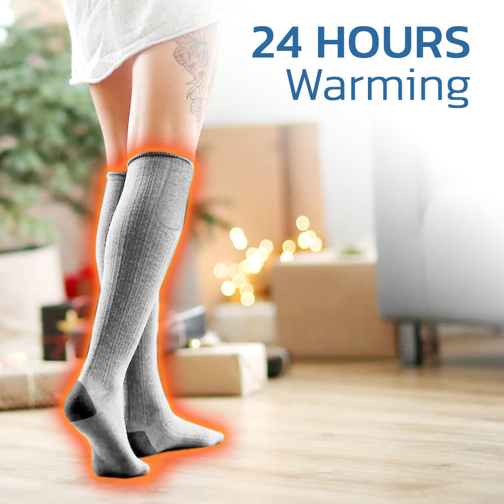 24H7WARM Detoxify Electric Heated Graphene Socks