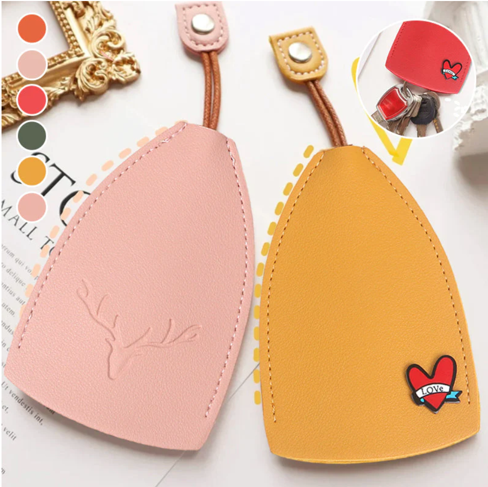 flysmus™ Pretty PU Leather Keychain Bag