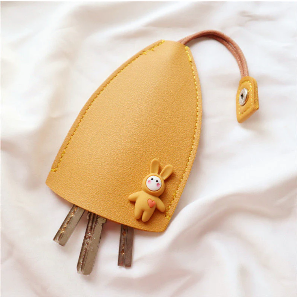 flysmus™ Pretty PU Leather Keychain Bag