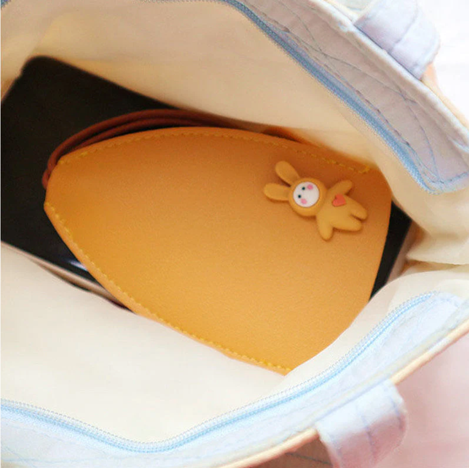 flysmus™ Pretty PU Leather Keychain Bag