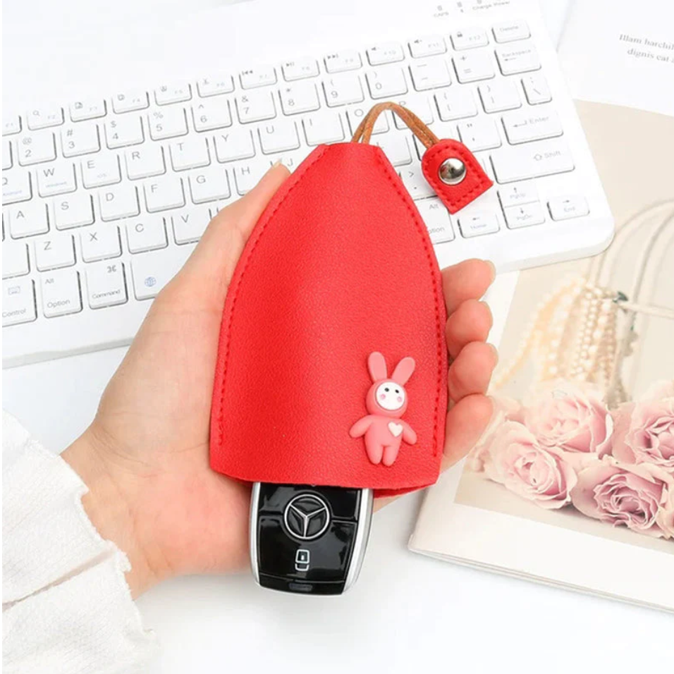 flysmus™ Pretty PU Leather Keychain Bag