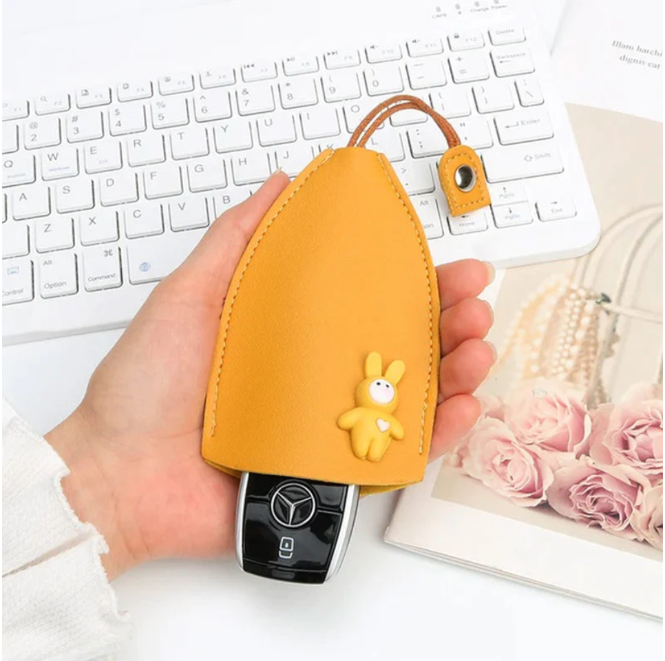 flysmus™ Pretty PU Leather Keychain Bag