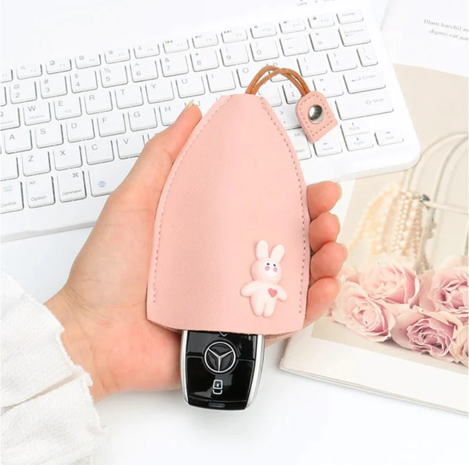 flysmus™ Pretty PU Leather Keychain Bag