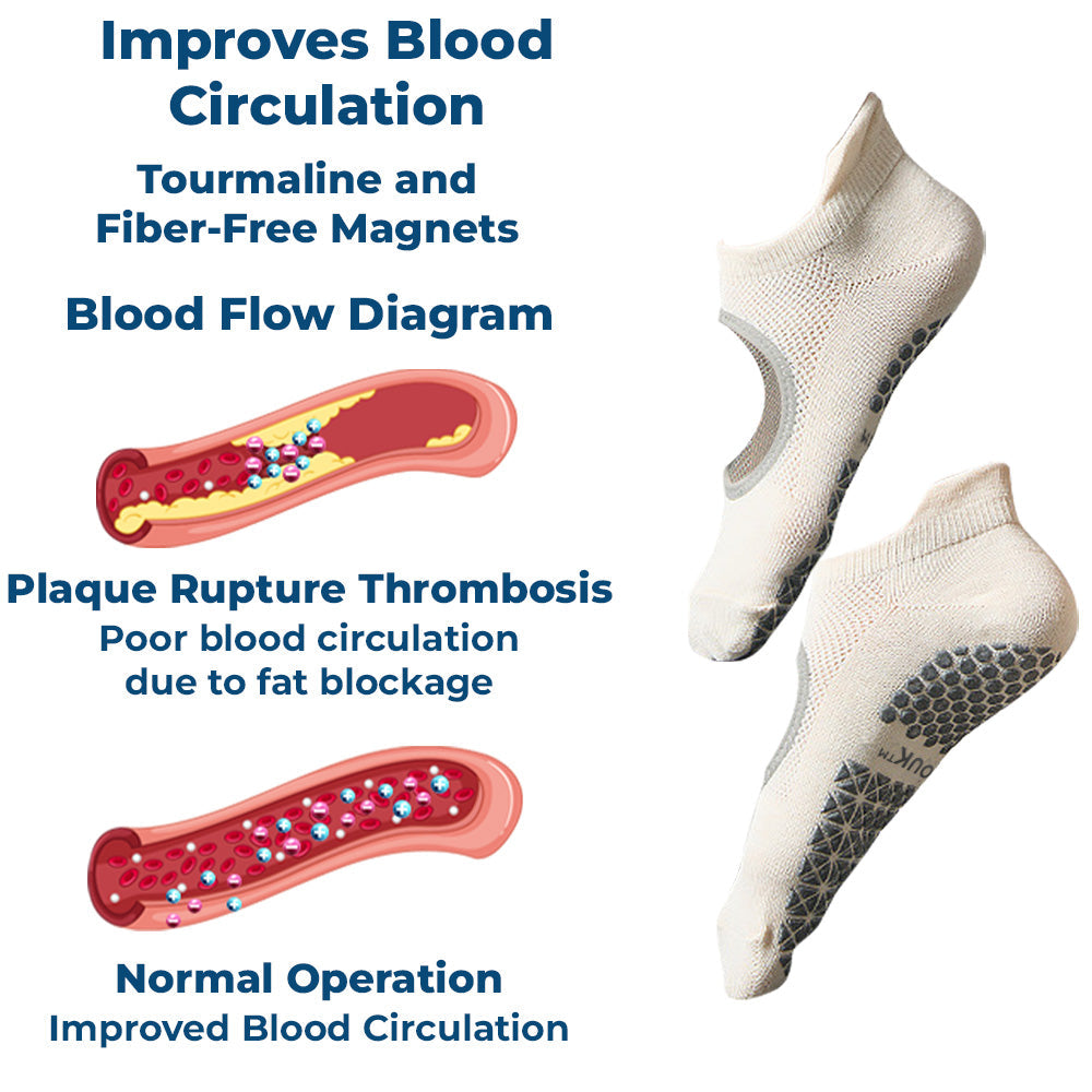 GFOUK™ PulseGrid Tourmaline Ionic Socks