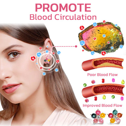 flysmus™ IONs Rejuvenating Tourmaline Infrared Lymphvity Earrings