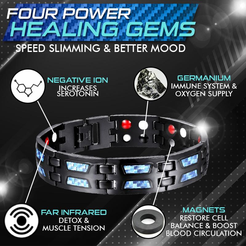 GFOUK Blue Carbon TitanBracelet